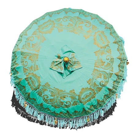 Bali Sun Parasol - Mint with Green or Pink Tassels, last ones left be quick! - Image 6