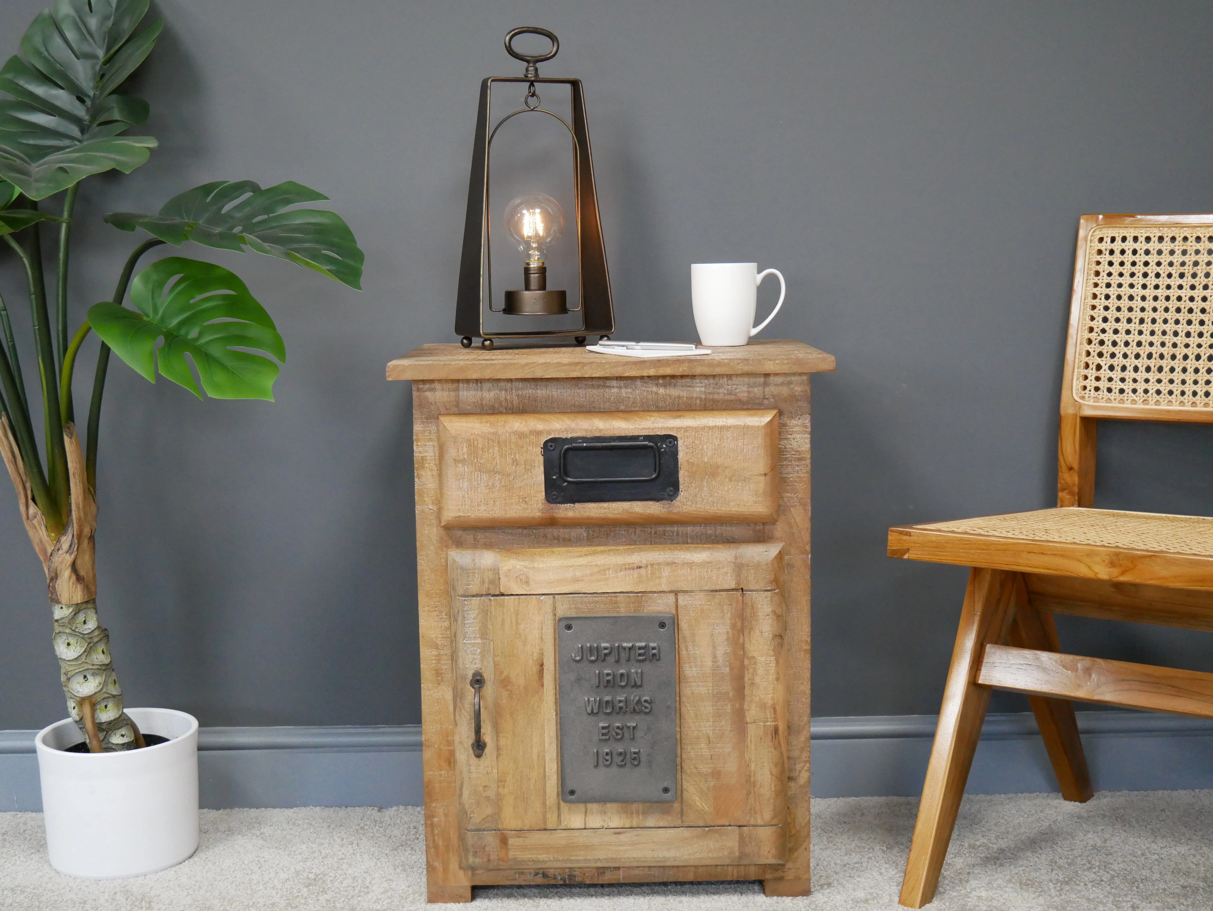 Industrial Bedside Cabinet - back In stock - Image 2
