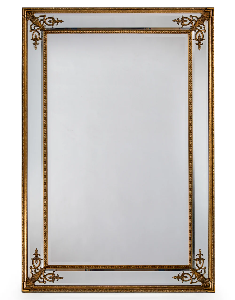 Large Gold French Mirror wide
