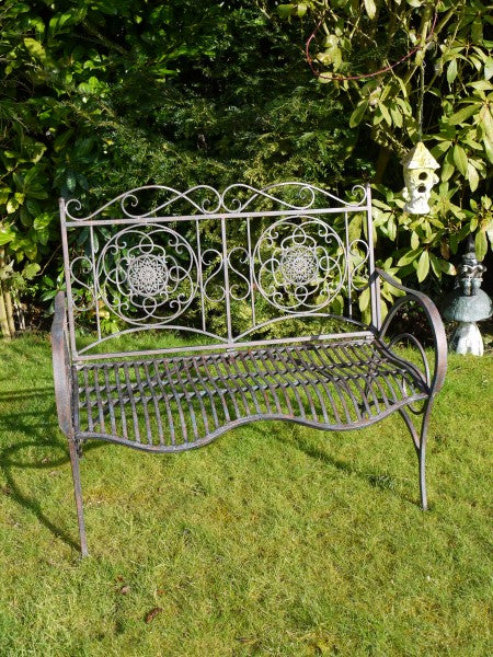 Outdoor Antiqued Effect Bench - back in stock - Image 3