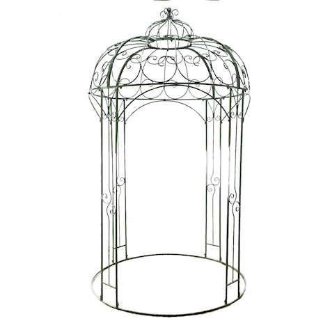 Outdoor Metal Tall Gazebo Green - Image 3