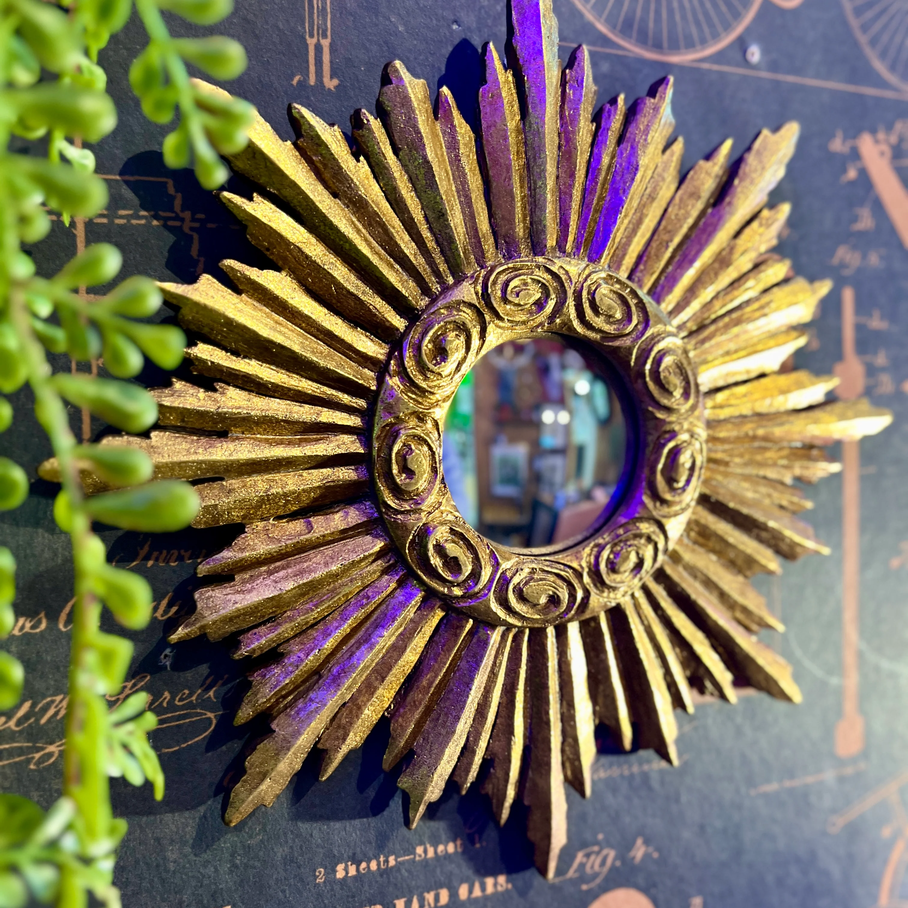 Ornate Set of 9 Convex Assorted Gold - Back In Stock - Image 5